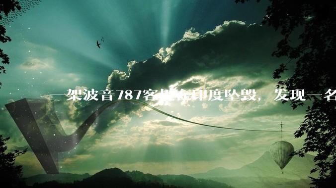 一架波音787客机在印度坠毁，发现一名幸存者，超290人死亡，具体情况如何？事故原因可能是什么？