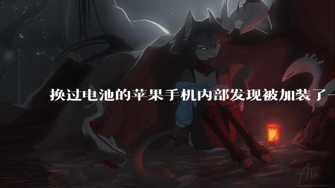 换过电池的苹果手机内部发现被加装了一个部件，有大佬知道这是干什么的吗?