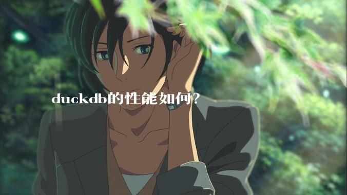 duckdb的性能如何？