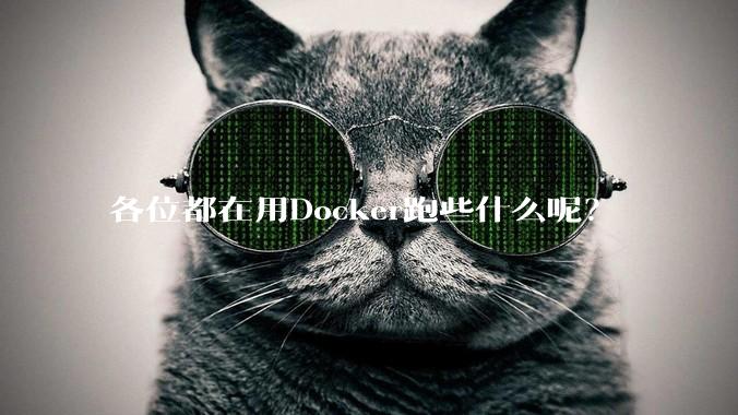 各位都在用Docker跑些什么呢？