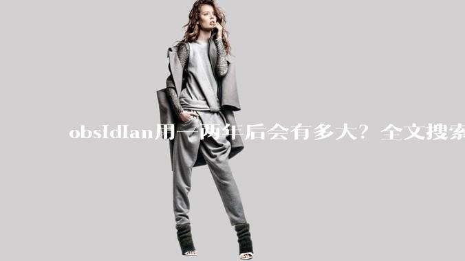 obsidian用一两年后会有多大？全文搜索还快吗？
